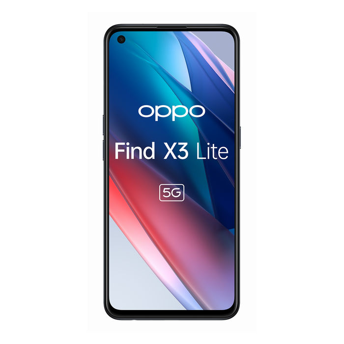 OPPO Find X3 Lite Smartphone 5G, Qualcomm 765G, Display 6.43'' FHD+AMOLED, 4 Fotocamere 64MP, RAM 8GB+ROM 128GB, 4400mAh, Dual Sim, con cavo dati OPPO Tipo-C