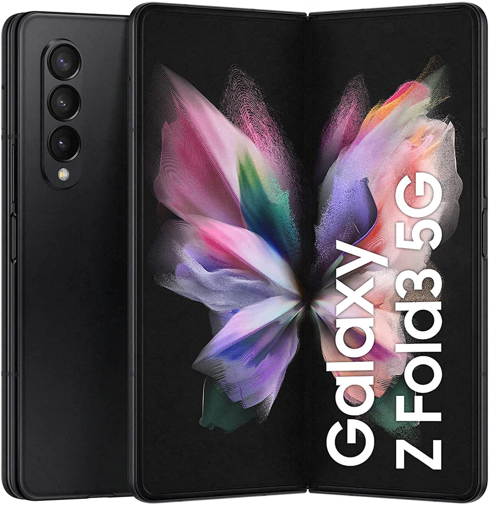 Samsung Galaxy Z Fold3 5G, Caricatore incluso, Cellulare Smartphone Pieghevole Android SIM Free 256GB Display Dynamic AMOLED 2X 6,2”/7,6” Phantom Black 2021